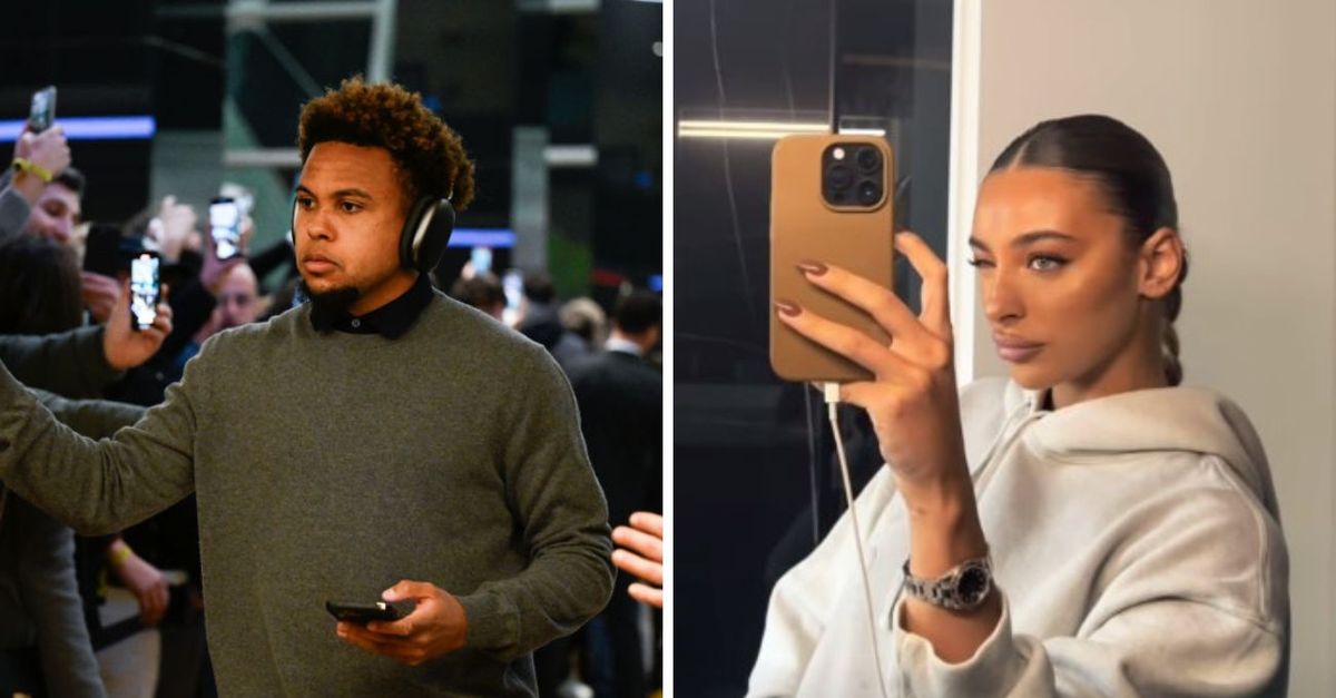 Chiara Frattesi a Torino per Juve-Fiorentina. Era lì per McKennie