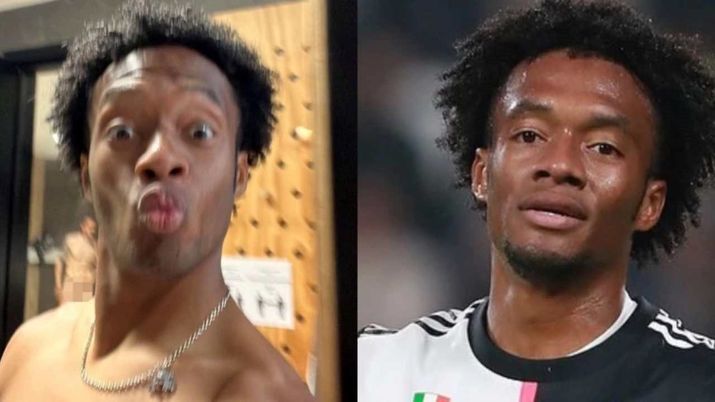 Cuadrado, ma che fai? Sullo sfondo una foto hot di un leader della Juve… Cuadrado, ma che fai? Sullo sfondo una foto hot di un leader della Juve… - immagine 1