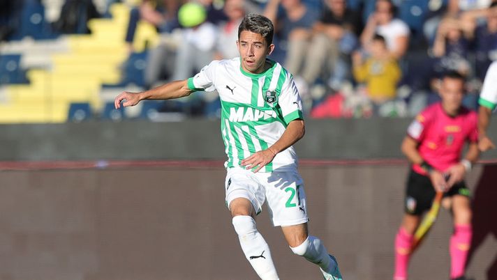 EMPOLI, ITALY - NOVEMBER 05: Maxime Fabien Lopez of US Sassuolo in action during the Serie A match between Empoli FC and US Sassuolo at Stadio Carlo Castellani on November 5, 2022 in Empoli, Italy. (Photo by Gabriele Maltinti/Getty Images) Sassuolo, prove di formazione con Lopez: dalla certezza Berardi ai dubbi in difesa - immagine 1