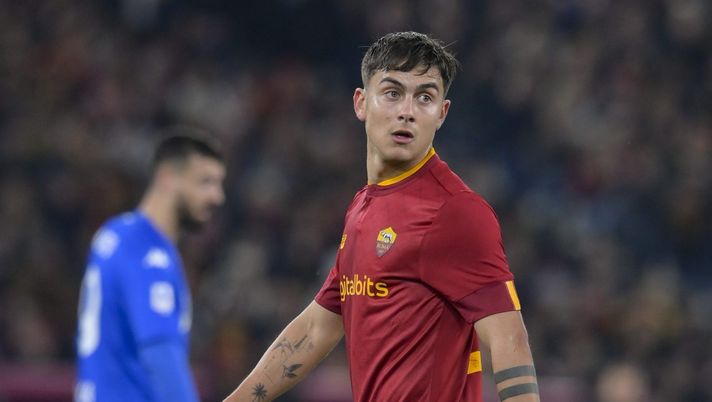 Roma-Empoli, infortunio Dybala: contusione nella zona lombare - immagine 1