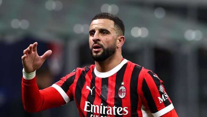 Kyle Walker AC Milan Milan-Feyenoord 1-1 Champions League 2024-2025