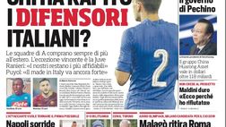 EDICOLA / CdS: Chi ha rapito i difensori italiani? Unica eccezione la Juve