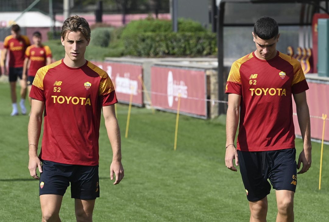 Roma, l’ultimo allenamento prima della partenza per la Spagna – FOTO GALLERY - immagine 10