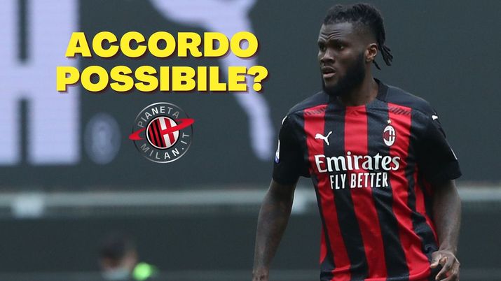 Franck Kessié (centrocampista AC Milan) è in trattativa per il rinnovo del suo contratto | Milan News (Getty Images) 