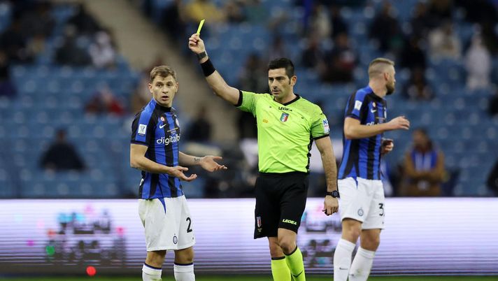 Supercoppa, Giudice Sportivo: Barella entra in diffida, seconda sanzione per Lautaro e Calha - immagine 1