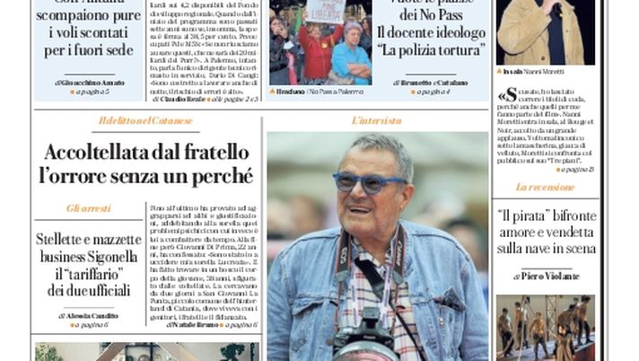 Prima Pagina, La Repubblica-Palermo: “I fondi europei nel cassetto” Prima Pagina, La Repubblica-Palermo: “I fondi europei nel cassetto” - immagine 1