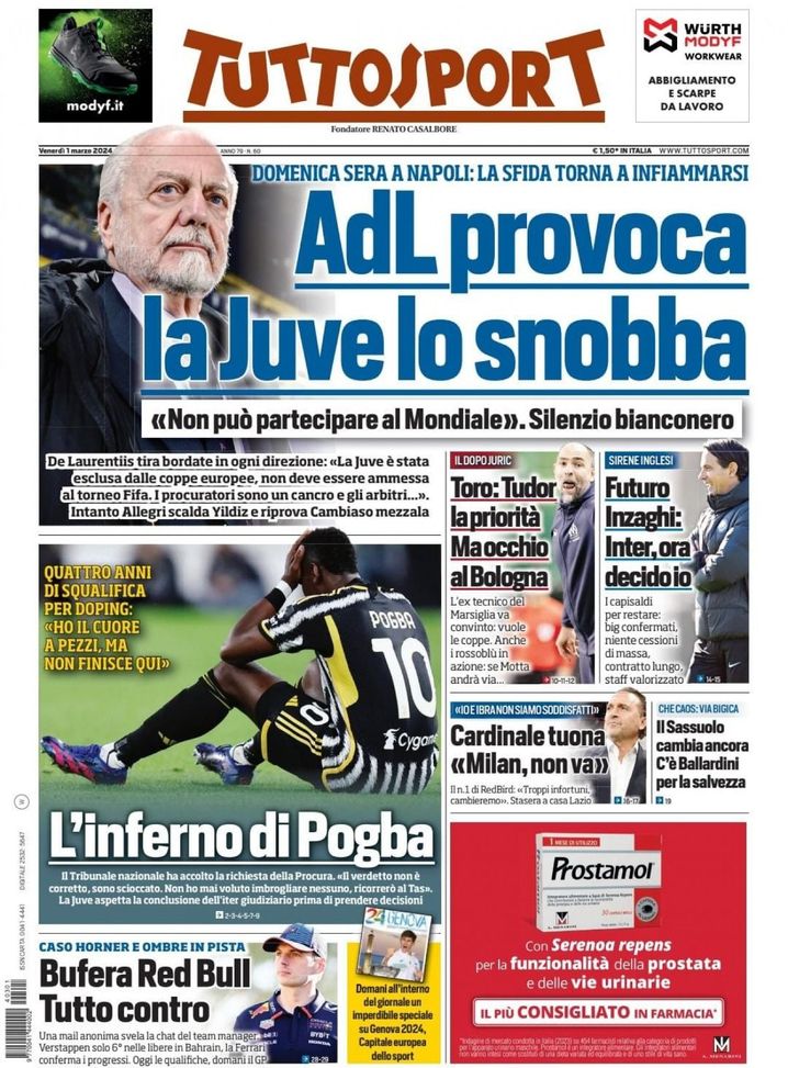 EDICOLA TS – Futuro, Inzaghi: ora decido io. 4 capisaldi per restare, sirene inglesi - immagine 1