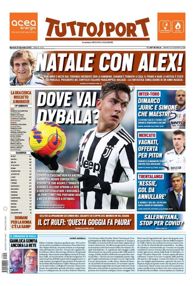 EDICOLA TS – Inter-Torino, Dimarco: “Juric e Inzaghi che maestri” EDICOLA TS – Inter-Torino, Dimarco: “Juric e Inzaghi che maestri” - immagine 1