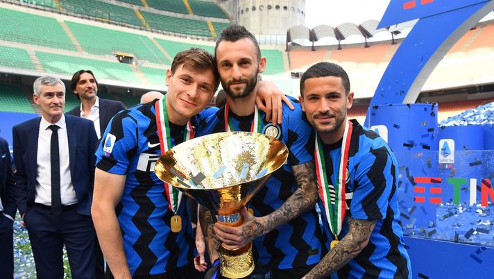Nicolo Barella, Marcelo Brozovic e Stefano Sensi 