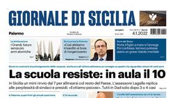 Prima Pagina, Giornale di Sicilia: “Quirinale, si aprono i giochi”