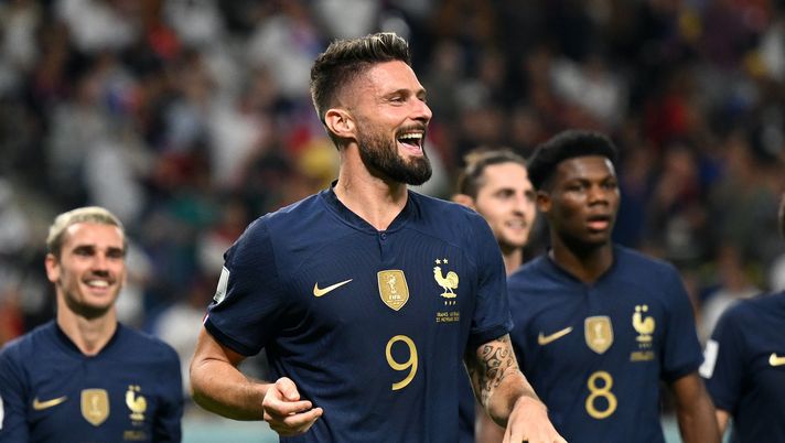 Olivier Giroud Francia-Australia 4-1 Mondiali Qatar 2022