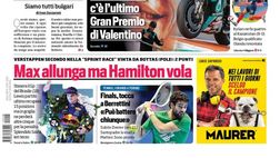 Prima Pagina, Corriere dello Sport: “Italia, è un muro”
