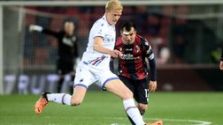 Sampdoria, Thorsby: “K.o. col Bologna fa molto male. Prossime tre gare fondamentali”