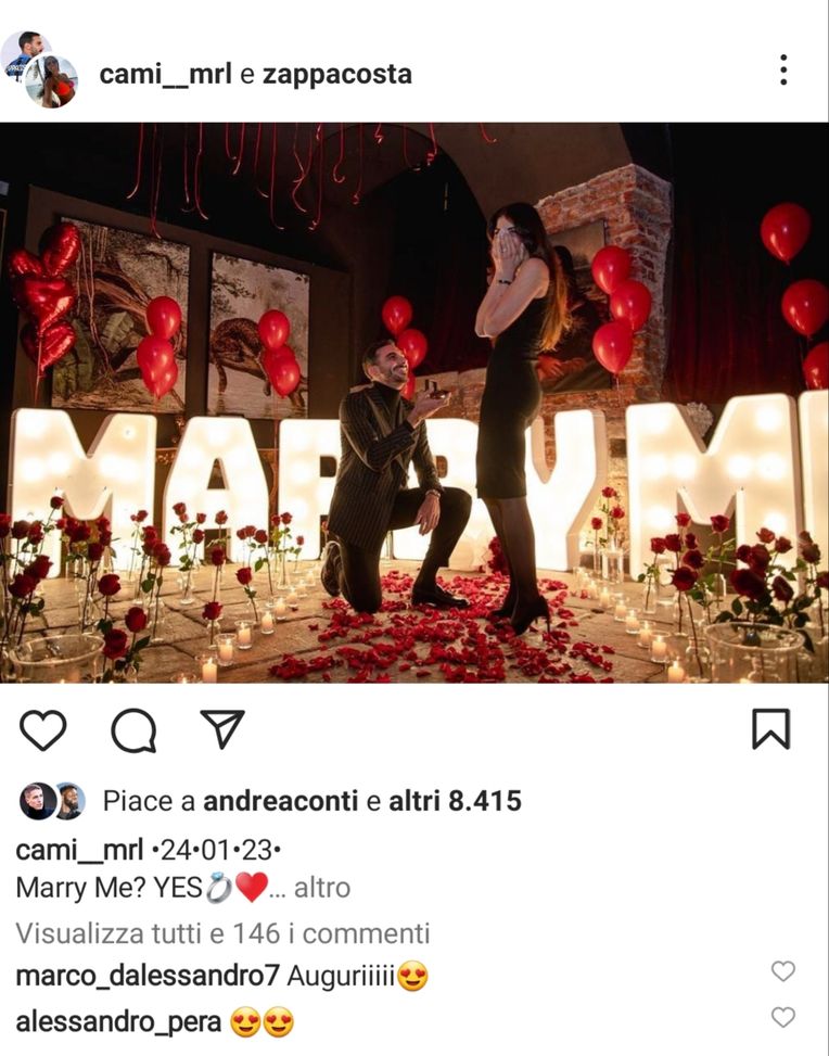 Zappacosta anticipa San Valentino: in arrivo il matrimonio con la sua Camilla- immagine 2