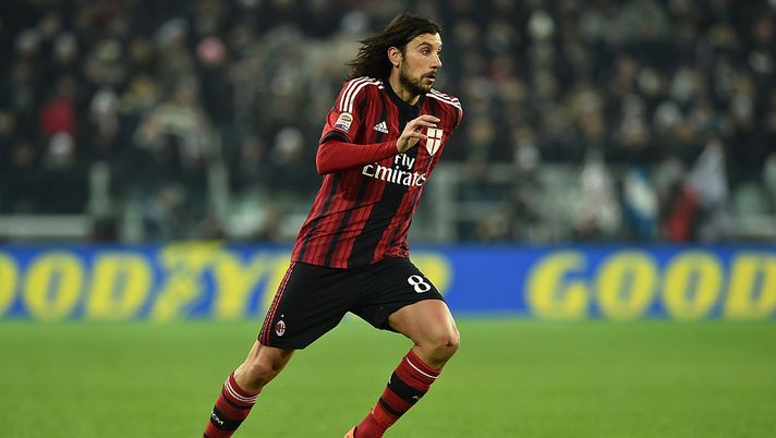 TURIN, ITALY - FEBRUARY 07:  Cristian Zaccardo of AC Milan in action during the Serie A match between Juventus FC and AC Milan at Juventus Arena on February 7, 2015 in Turin, Italy.  (Photo by Valerio Pennicino/Getty Images) 