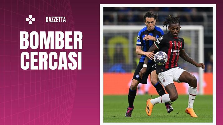 Darmian Rafael Leao AC Milan derby Inter-Milan 1-0 Champions League 2022-2023