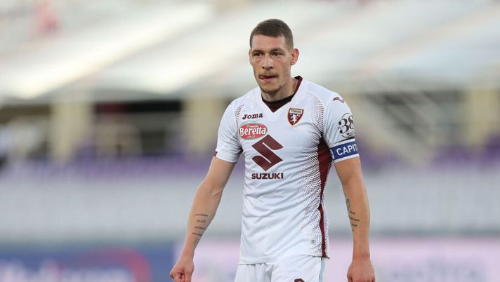 FLORENCE, ITALY - JULY 19: Andrea Belotti of Torino FC looks on during the Serie A match between ACF Fiorentina and Torino FC at Stadio Artemio Franchi on July 19, 2020 in Florence, Italy. (Photo by Gabriele Maltinti/Getty Images) FORMAZIONI UFFICIALI – Fuori Muriel, Belotti, Ronaldo e Caputo! Tribuna Rebic, c’è Mayoral- immagine 1