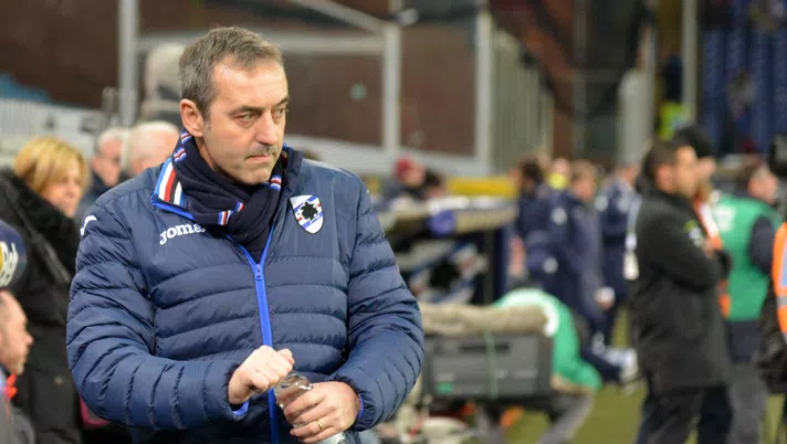 GENOA, ITALY - FEBRUARY 03:  Marco Giampaolo head coach of Sampdoria during the serie A match between UC Sampdoria and Torino FC at Stadio Luigi Ferraris on February 3, 2018 in Genoa, Italy.  (Photo by Paolo Rattini/Getty Images)