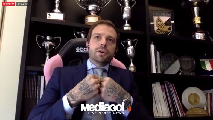 26 giugno 2017 (pomeriggio): Paul Baccaglini nell'ultima diretta streaming su Facebook coi tifosi, prima che Zamparini respingesse la sua offerta d'acquisto del Palermo Calcio 