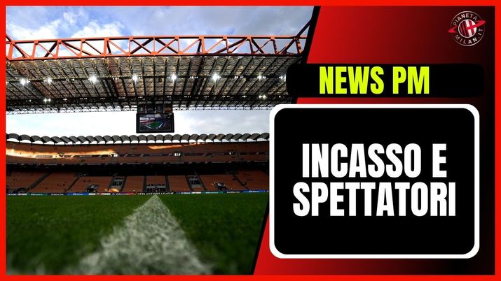 Milan-Roma Serie A 2023-2024 spettatori incasso San Siro