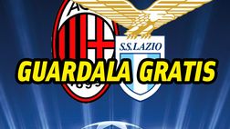 Ecco come vedere Milan-Lazio in streaming (gratis)
