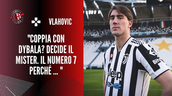 Dusan Vlahovic conferenza stampa