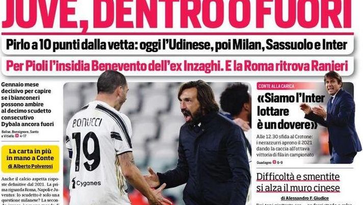Prima Pagina, Corriere dello Sport: “Caso Zaniolo, salvate il sondato Nicolò. Riparte il campionato, Juve…” 