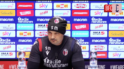 VIDEO Juventus-Bologna, Mihajlovic e il siparietto con il giornalista: “Pensi non abbia capito la tua domanda?”