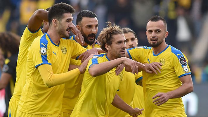 Alessio Cerci esulta con la maglia dell'Ankaragücü 