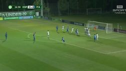 VIDEO / Merola, capolavoro triste: la magia su punizione non basta all’Italia contro la Spagna