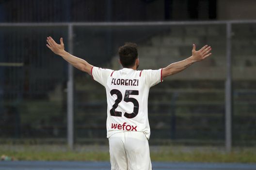 Alessandro Florenzi AC Milan Verona-Milan 1-3 Serie A 2021-2022