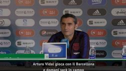 VIDEO / Mercato Inter, Valverde: “Vidal gioca con noi e non ci interessa di altri club”