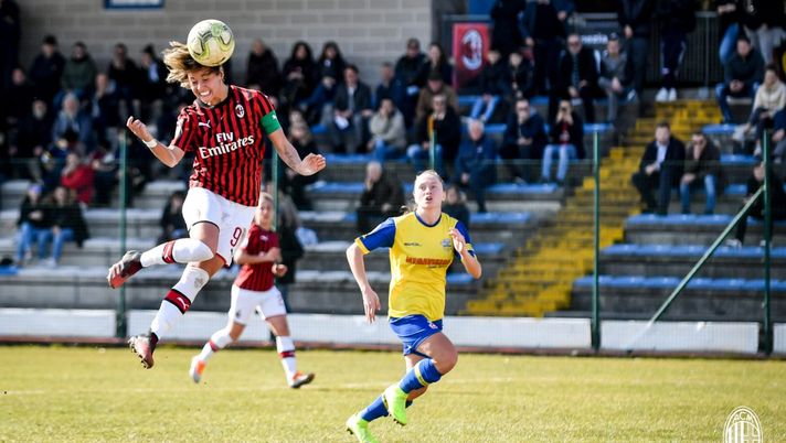 Valentina Giacinti, attaccante del Milan femminile (Foto AC Milan) 