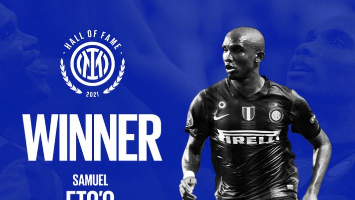 UFFICIALE – Inter, Eto’o entra nella Hall of Fame dopo Pagliuca, Materazzi e Sneijder UFFICIALE – Inter, Eto’o entra nella Hall of Fame dopo Pagliuca, Materazzi e Sneijder - immagine 1