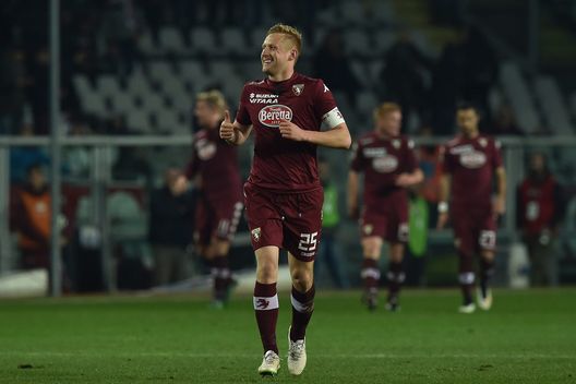 TURIN, ITALY - MARCH 01: Kamil Glik of Torino FC celebrates after scoring the opening goal during the Serie A match between Torino FC and SSC Napoli at Stadio Olimpico di Torino on March 1, 2015 in Turin, Italy. (Photo by Valerio Pennicino/Getty Images) TURIN, ITALY - MARCH 01: Kamil Glik of Torino FC celebrates after scoring the opening goal during the Serie A match between Torino FC and SSC Napoli at Stadio Olimpico di Torino on March 1, 2015 in Turin, Italy. (Photo by Valerio Pennicino/Getty Images)