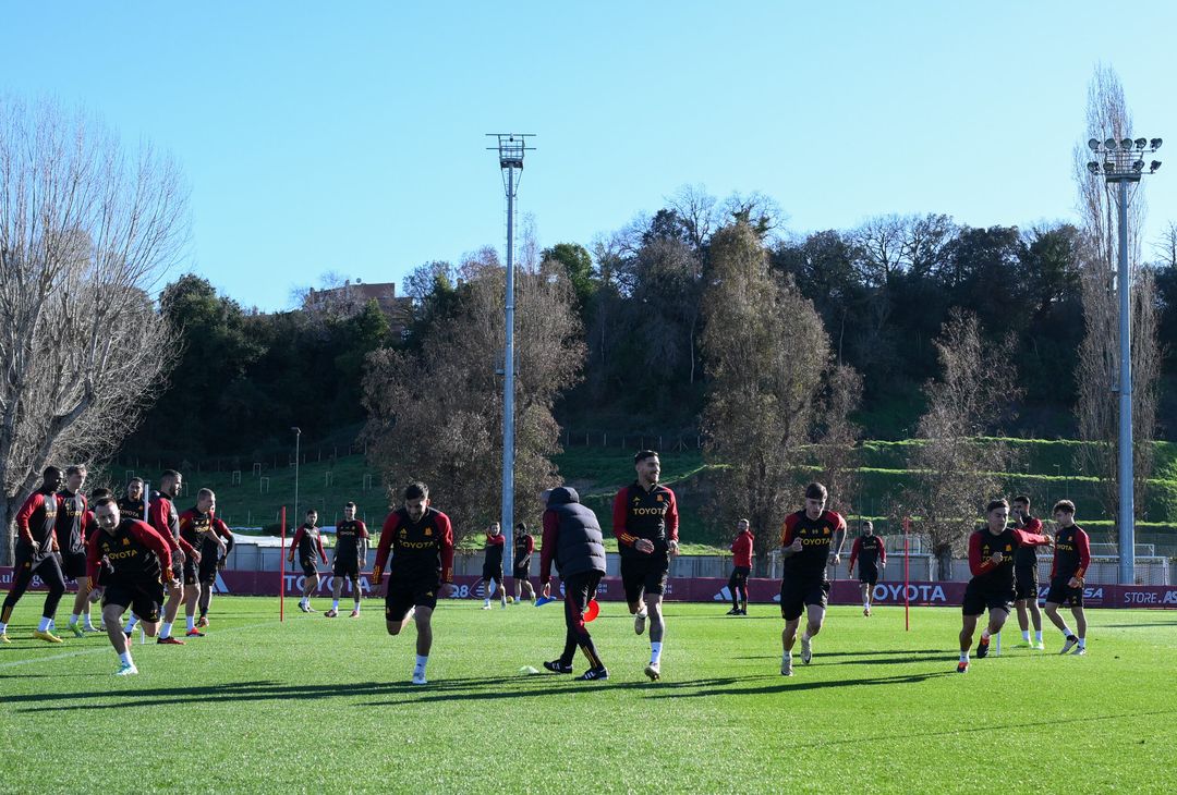 Roma, la rifinitura alla vigilia del Torino – FOTOGALLERY - immagine 6