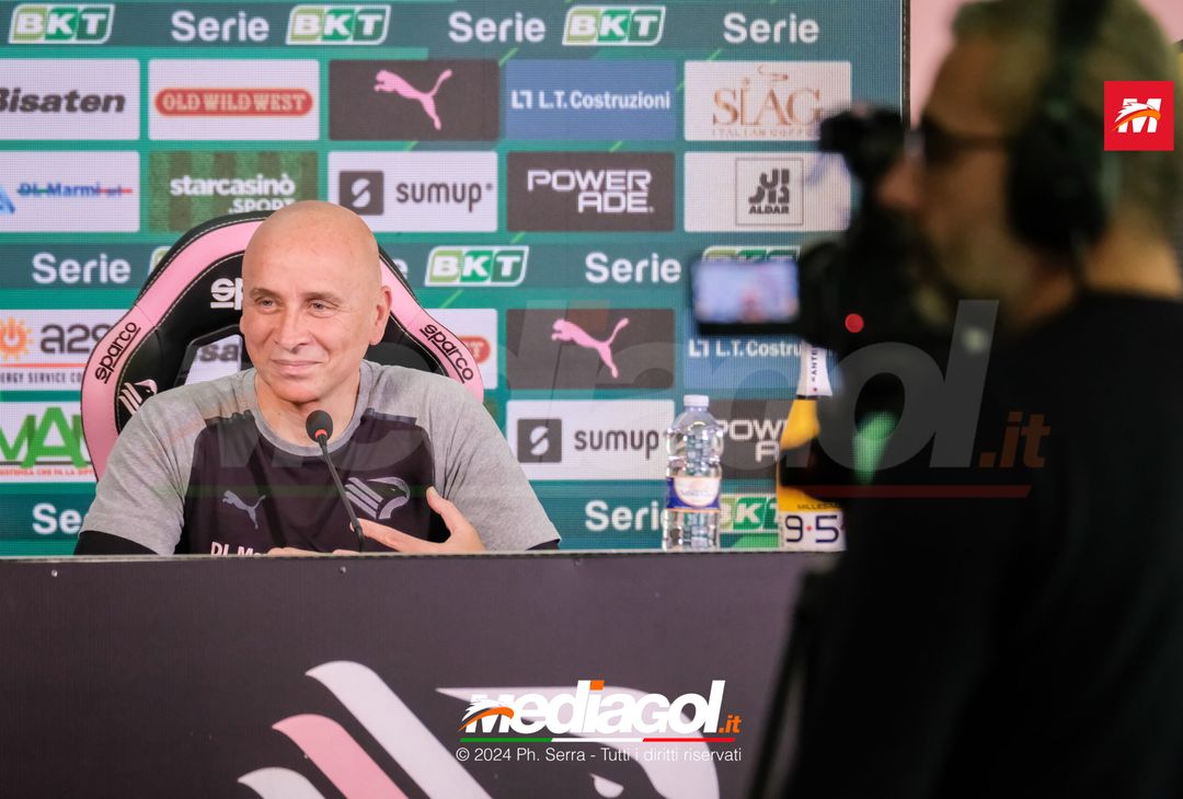FOTO PALERMO, verso la Cremonese: Eugenio Corini in conferenza stampa (GALLERY) - immagine 15