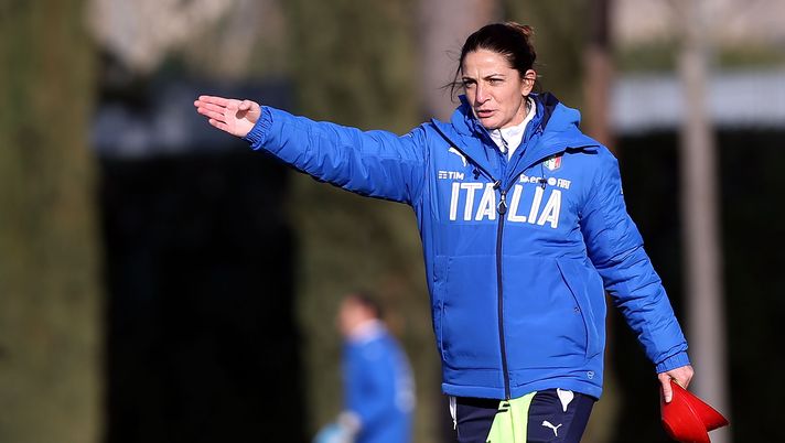 FLORENCE, ITALY - JANUARY 26: Patrizia Panico manager of Italy U16 (white) gestures at Coverciano on January 26, 2017 in Florence, Italy. (Photo by Gabriele Maltinti/Getty Images) FLORENCE, ITALY - JANUARY 26: Patrizia Panico manager of Italy U16 (white) gestures at Coverciano on January 26, 2017 in Florence, Italy. (Photo by Gabriele Maltinti/Getty Images)