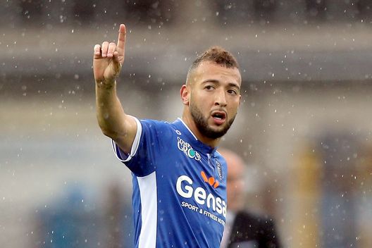  EMPOLI, ITALY - MAY 07: Omar El Kaddouri of Empoli FC reacts during the Serie A match between Empoli FC and Bologna FC at Stadio Carlo Castellani on May 7, 2017 in Empoli, Italy. (Photo by Gabriele Maltinti/Getty Images) 