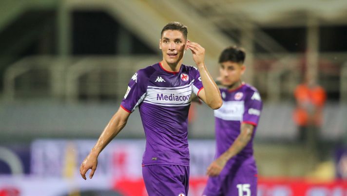 GERMOGLI PH: 13 AGOSTO 2021 FIRENZE STADIO ARTEMIO FRANCHI COPPA ITALIA FIORENTINA VS COSENZA NELLA FOTO MILENKOVIC 