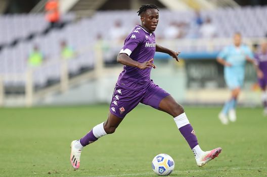 FLORENCE, ITALY - SEPTEMBER 12: Christian Kouame of ACF Fiorentina in action at Artemio Franchi on September 12, 2020 in Florence, Italy. (Photo by Gabriele Maltinti/Getty Images) FLORENCE, ITALY - SEPTEMBER 12: Christian Kouame of ACF Fiorentina in action at Artemio Franchi on September 12, 2020 in Florence, Italy. (Photo by Gabriele Maltinti/Getty Images)