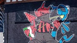 Vecchia maniera graffiti: si rinnova il derby dei murales a San Siro