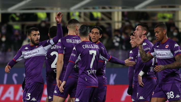 GERMOGLI PH: 15 DICEMBRE 2021 FIRENZE STADIO ARTEMIO FRANCHI PARTITA COPPA ITALIA 2021 2022 FIORENTINA VS BENEVENTO GOL ESULTANZA 10 FIORENTINA NIKOLA MILENKOVIC © FOTOCRONACHE GERMOGLI Fiorentina, la lunga attesa: in campo contro il Napoli in Coppa Italia (forse) - immagine 1