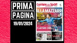 Prima pagina Corriere dello Sport: Supercoppa alla Mazzarri