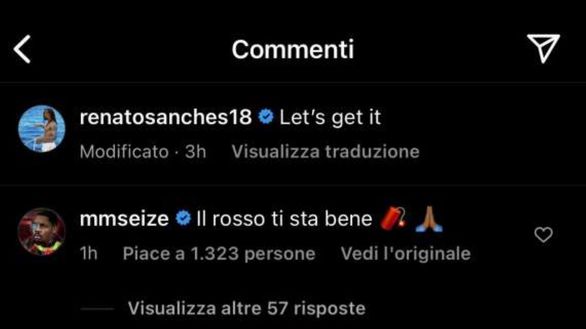 Maignan commenta la foto di Renato Sanches e lo chiama al Milan Maignan commenta la foto di Renato Sanches e lo chiama al Milan