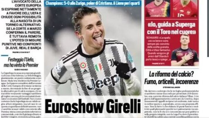 EDICOLA / TS: No Superlega, no sanzioni. Remote misure punitive per Juve, Real e Barça - immagine 1