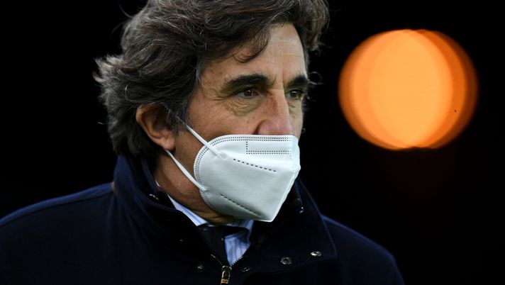 UDINE, ITALY - APRIL 10: Urbano Cairo, President of Torino FC looks on during the Serie A match between Udinese Calcio and Torino FC at Dacia Arena on April 10, 2021 in Udine, Italy. Sporting stadiums around Italy remain under strict restrictions due to the Coronavirus Pandemic as Government social distancing laws prohibit fans inside venues resulting in games being played behind closed doors. (Photo by Alessandro Sabattini/Getty Images) Segafredo Zanetti rinnova la partnership con il Torino FC - immagine 1