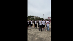 VIDEO Palermo, i tifosi incitano la squadra: cori al “Barbera” prima della partenza