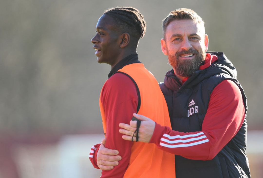 Roma, la ripresa degli allenamenti dopo la vittoria col Verona – FOTO GALLERY - immagine 19