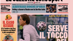 Prima Pagina, Gazzetta dello Sport: “Serve il tocco del Mancio. Inter gol su gol”